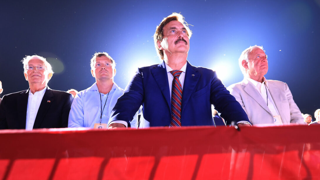My Pillow CEO and conspiracy theorist Mike Lindell.