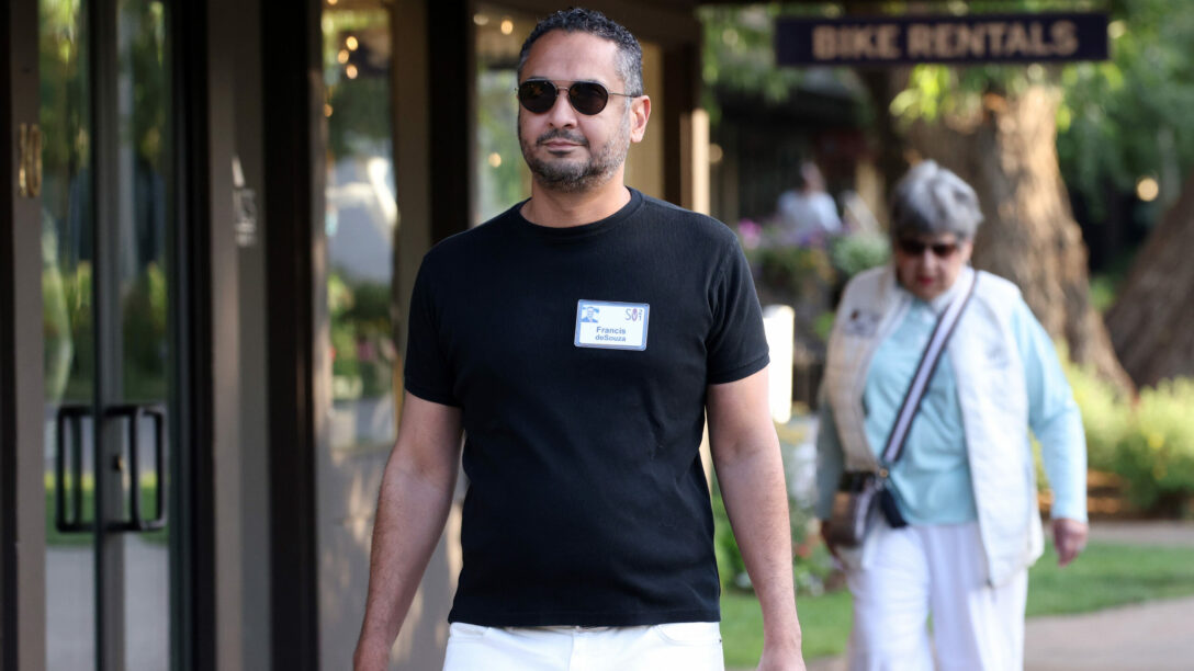 CEO of Illumina Francis deSouza at Sun Valley in 2021