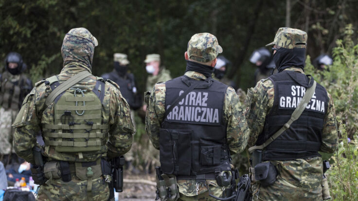 Polish Belarusian standoff