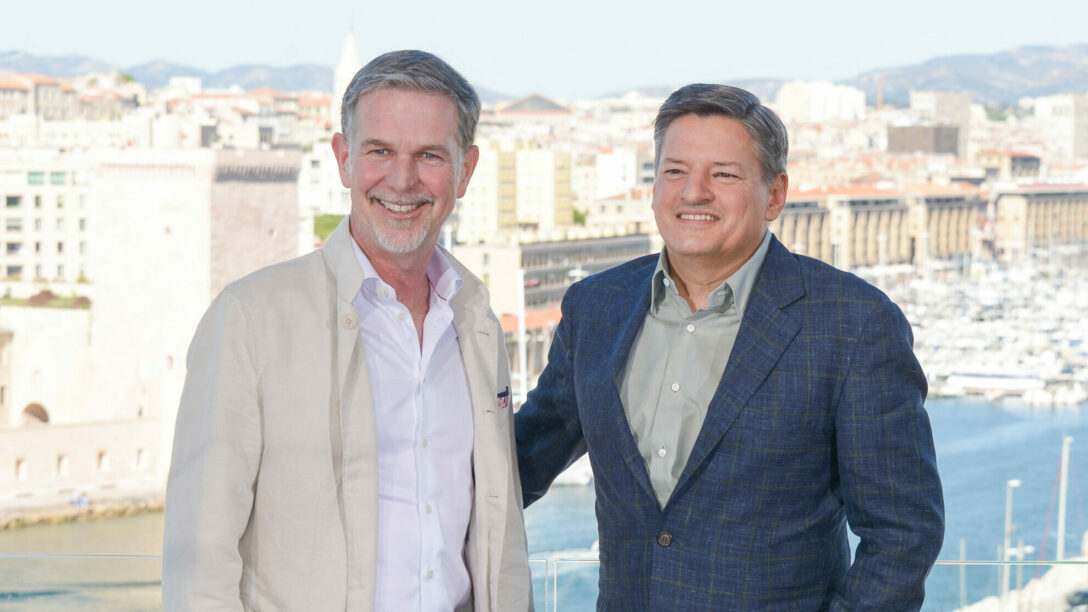 Reed Hastings and Ted Sarandos