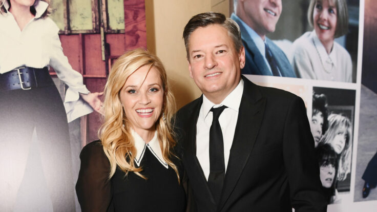 Reese Witherspoon and Ted Sarandos