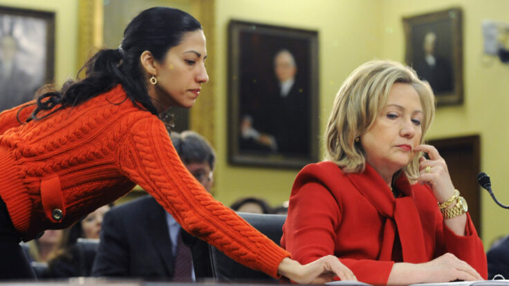 Huma Abedin and Hillary Clinton