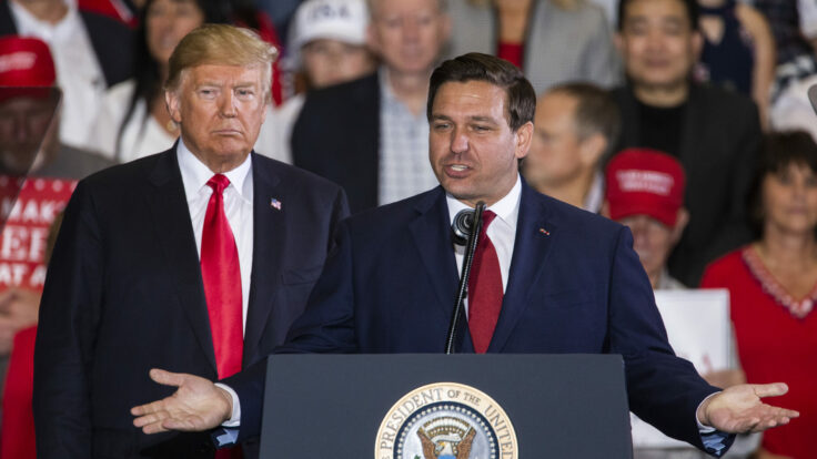 Trump and DeSantis