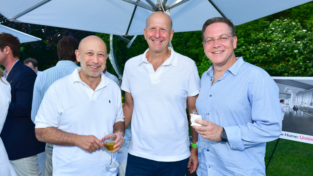 Lloyd Blankfein, David Solomon and Stephen Scherr