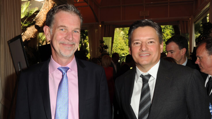 Netflix co-C.E.O.s Reed Hastings and Ted Sarandos.