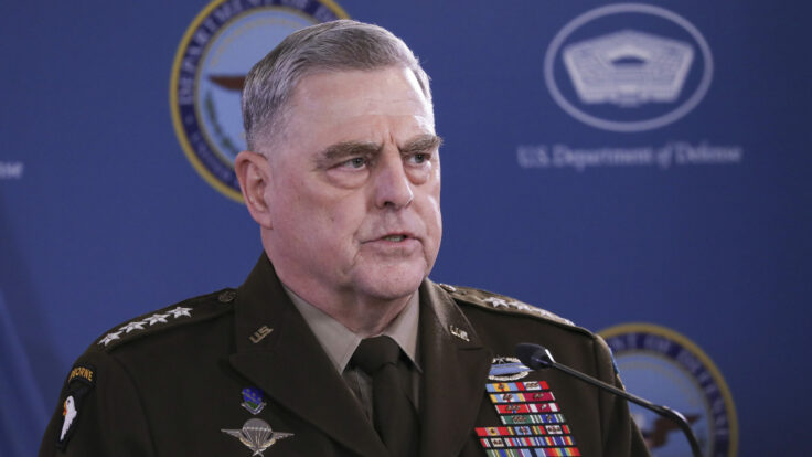 General Mark A. Milley, Chairman of the Joint Chiefs of Staff.