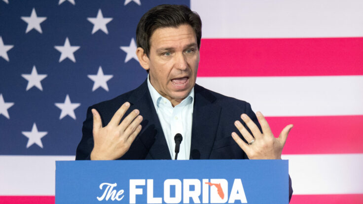 Florida governor Ron DeSantis.