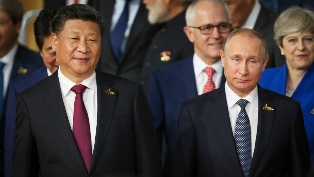 China isn’t arming Russia, at least not yet, but it’s happily buying Russian oil and helping Russia bypass Western sanctions.