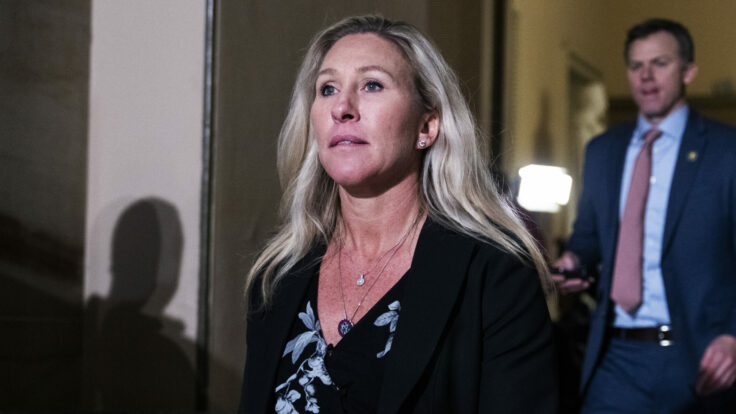 Democrats are eager to incorporate M.T.G. into their ads strategy.