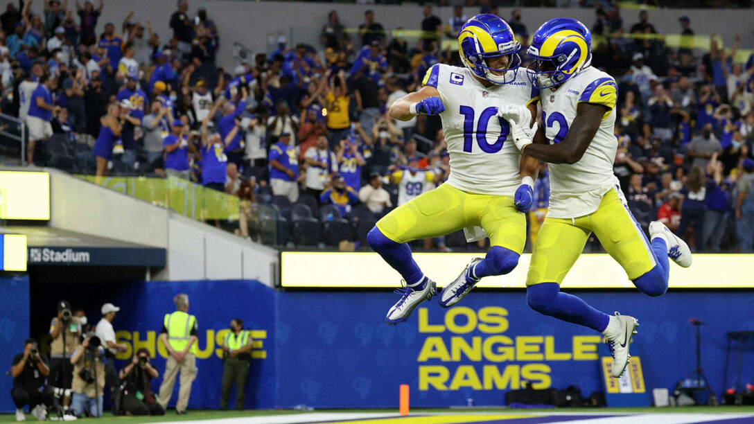 nfl los angeles rams cooper kupp van jefferson