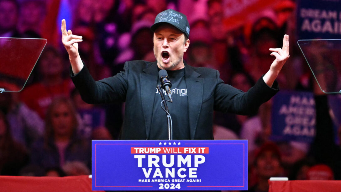 elon musk trump rally