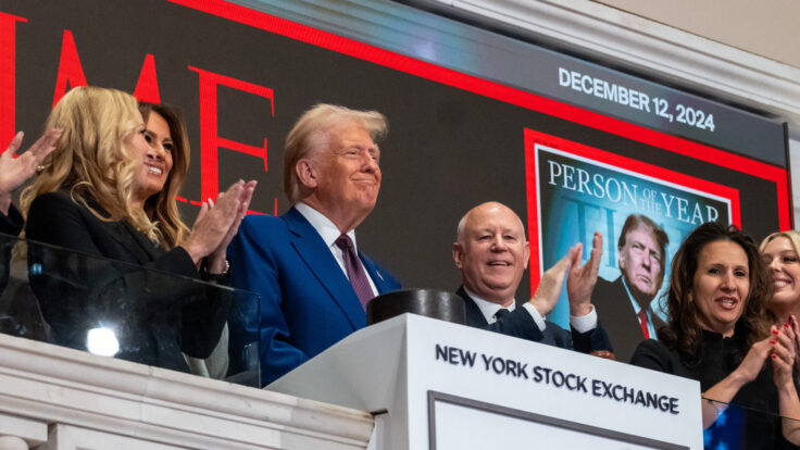 donald trump nyse wall street