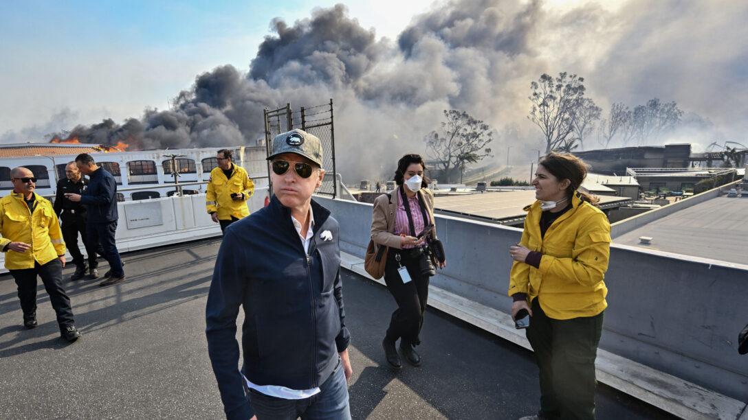 Gavin Newsom los angeles fires