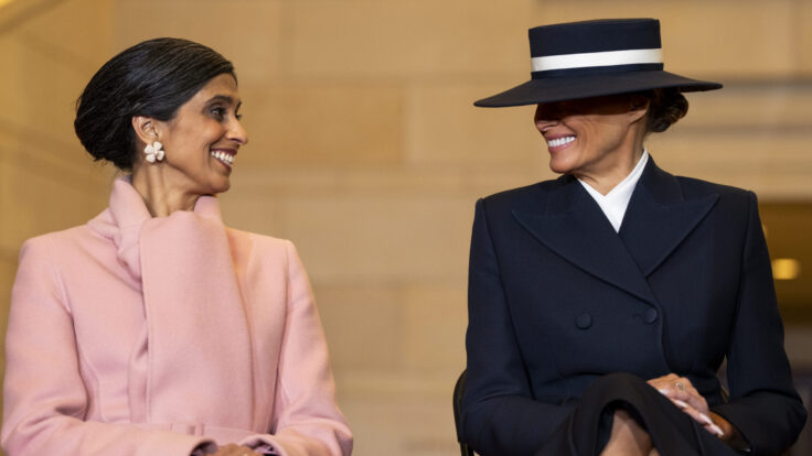usha vance melania trump inauguration