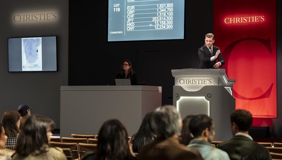 Christies auctioneer