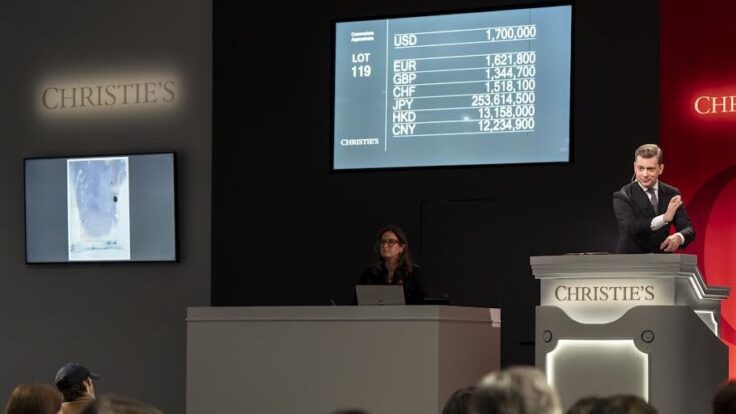 Christies auctioneer