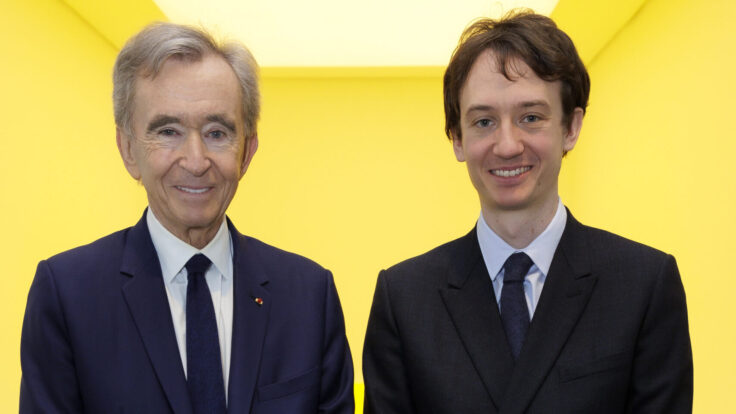 Bernard Arnault and Frédéric Arnault