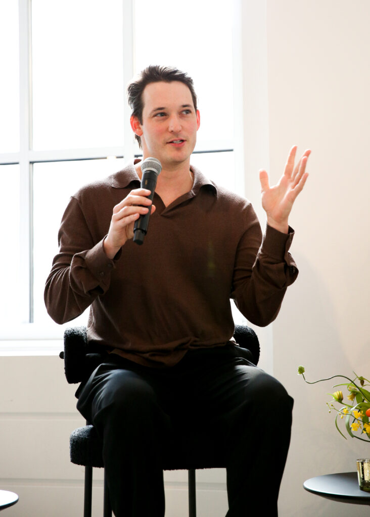 Nick Brown In Conversation with Puck at Rockefeller Center
