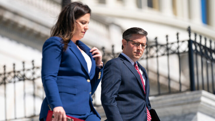 Mike Johnson, Elise Stefanik