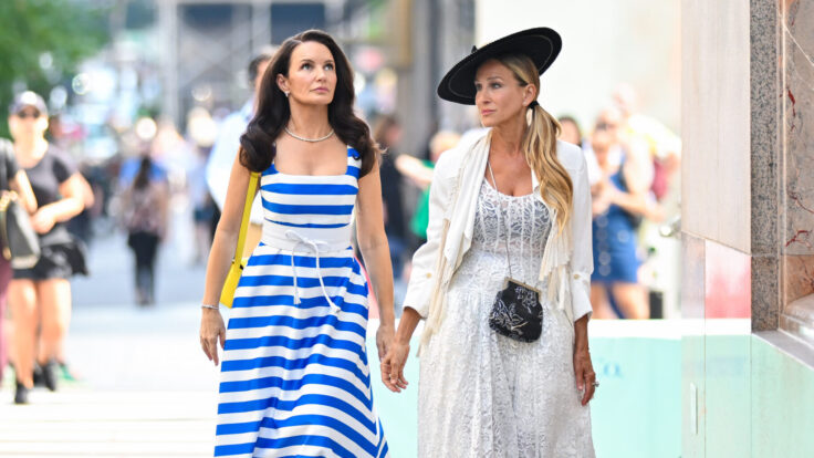 and just like that Kristin Davis and Sarah Jessica Parker