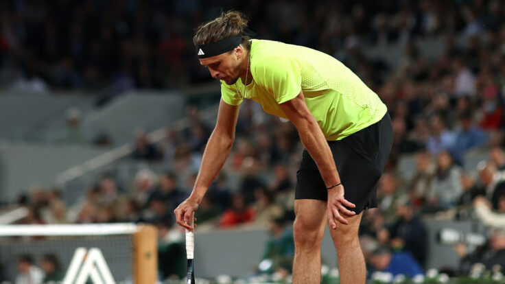 Alexander Zverev 2025 french open
