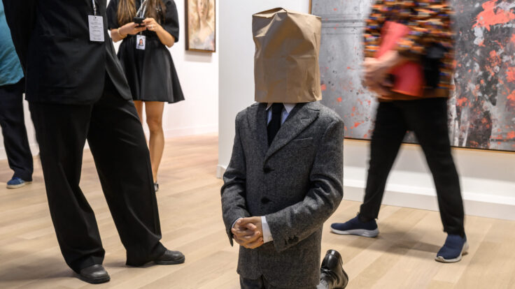 Maurizio Cattelan Art Basel