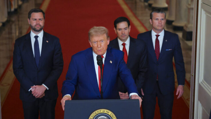 trump vance hegseth rubio iran