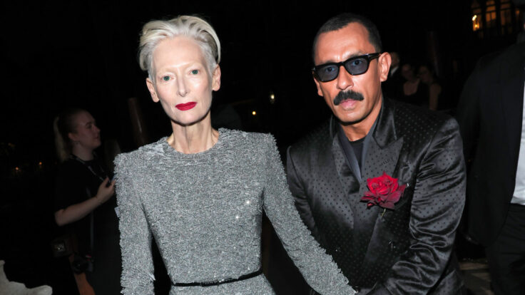 Tilda Swinton and Haider Ackermann