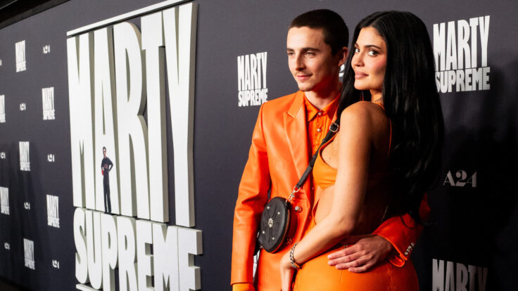 Timothée Chalamet, Kylie Jenner marty supreme
