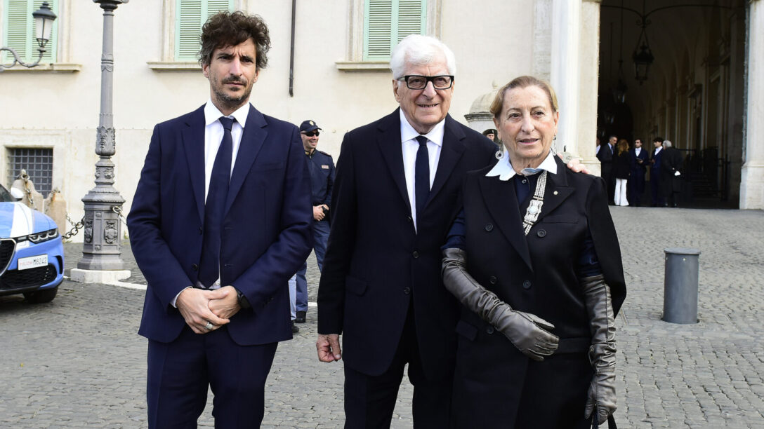 Patrizio Bertelli Miuccia Prada Lorenzo Bertelli