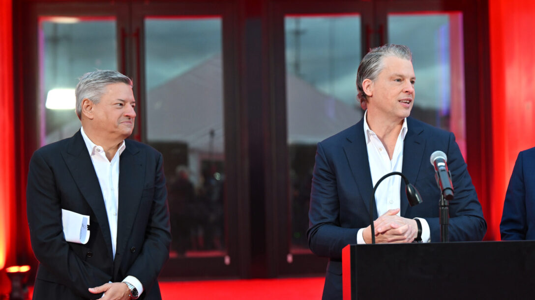 Ted Sarandos, Greg Peters