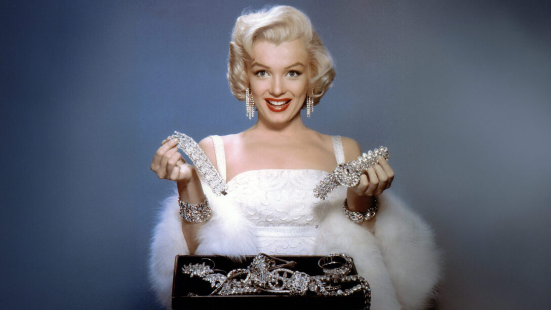 Marilyn Monroe Gentlemen Prefer Blondes set