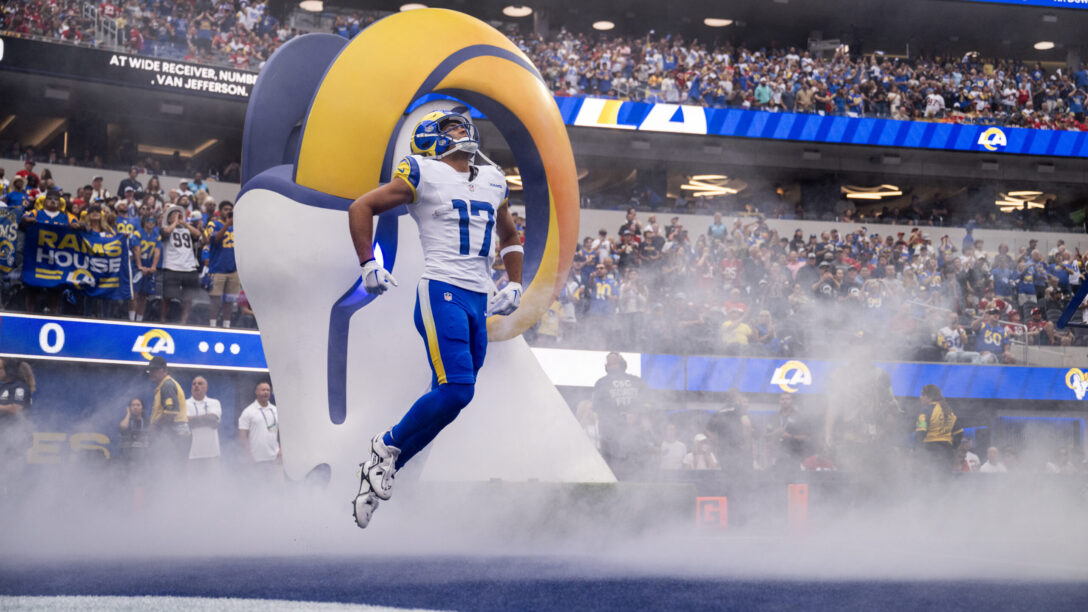 nfl puka nakua los angeles rams entrance