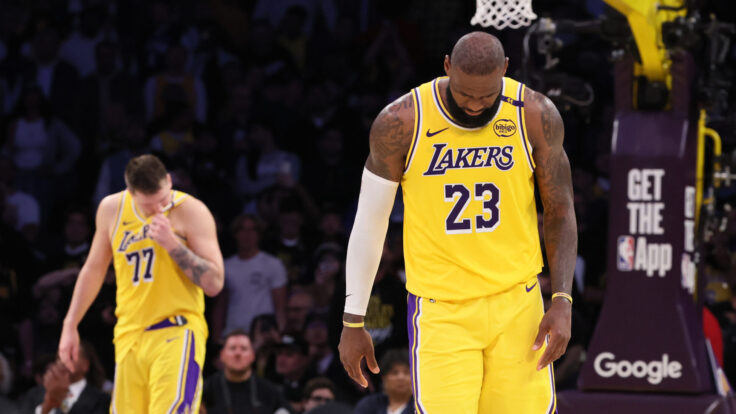 nba los angeles lakers LeBron James Luka Doncic