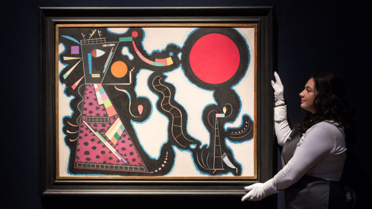 Le rond rouge, Wassily Kandinsky
