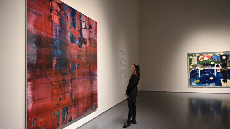 sotheby's auction painting Gerhard Richter