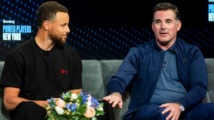 Steph Curry and Kevin Plank
