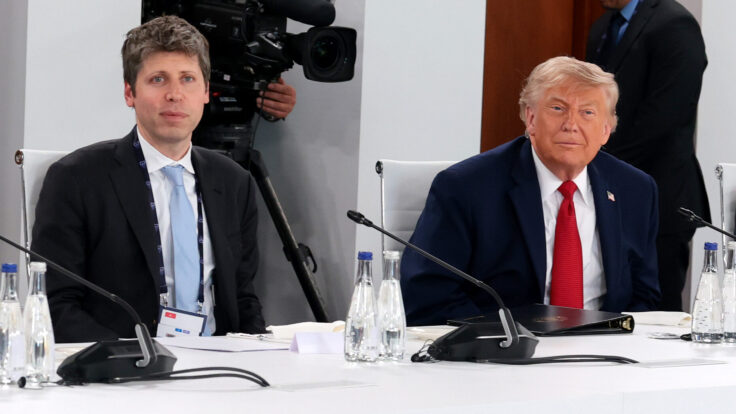 Sam Altman, Donald Trump