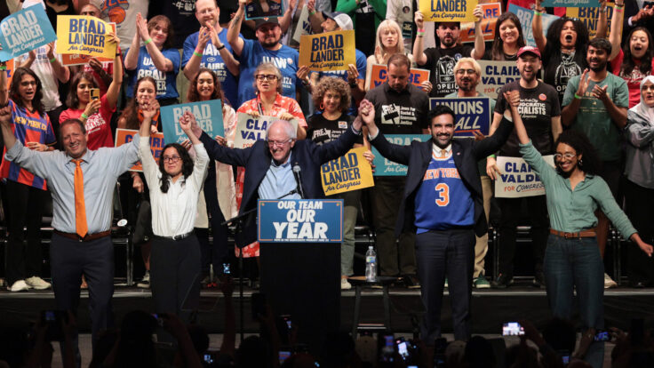 Brad Lander, Claire Valdez, Bernie Sanders, Zohran Mamdani, Darializa Avila Chevalier