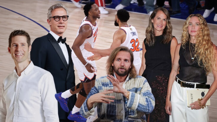James Reinhart, Geoffroy van Raemdonck, OG Anunoby, Karl Anthony Towns, Thomas Plantenga, Libby Wadle, Olympia Gadot