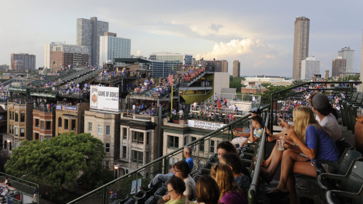 wrigley field chicago cubs rooftop
